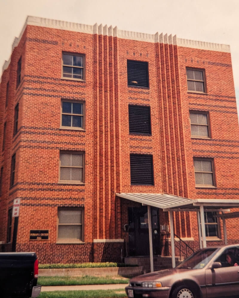 Norman G. Crocker Hall on Northside at Texas A&M University