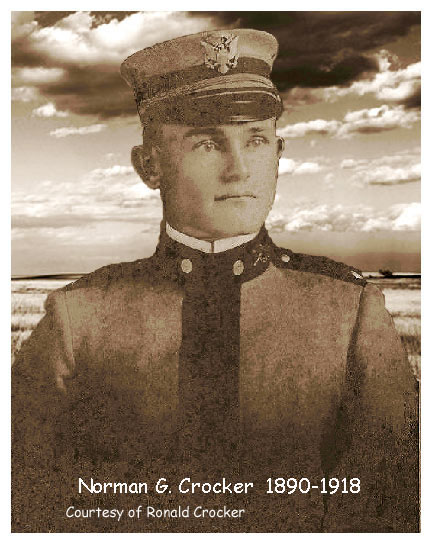 Portrait of Norman G. Crocker, World War I hero and Crocker Hall namesake